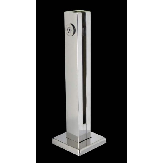 TORRE JS DE INOX 300MM 1 FURO CROMADA 